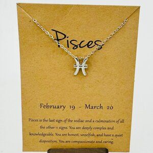 Silver Pisces Necklace - NWT